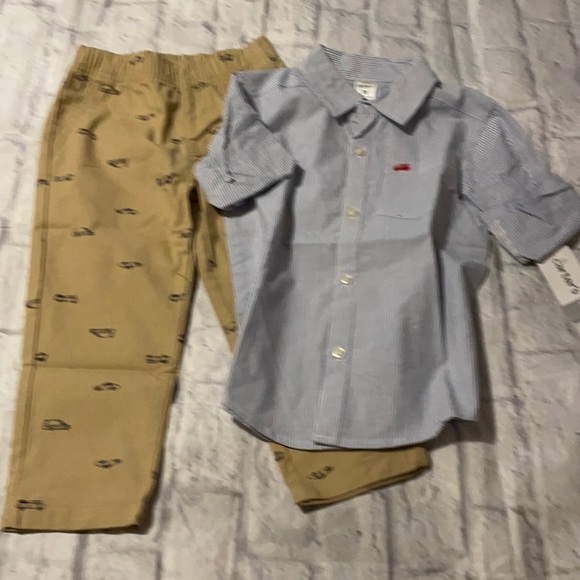 Carter's Other - Carter’s 2 Piece Fire Engine Outfit 3T NWT